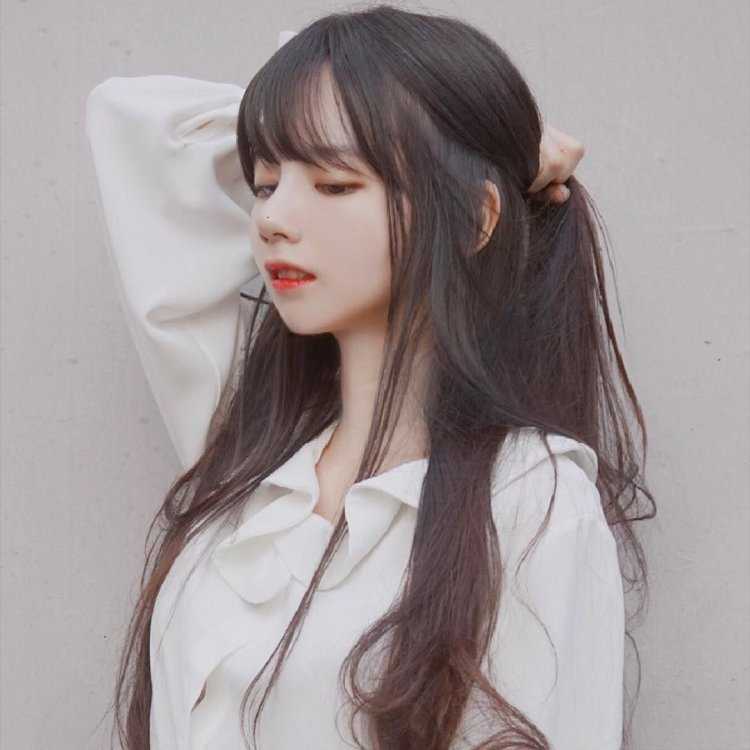 Чёлка шторка корейская