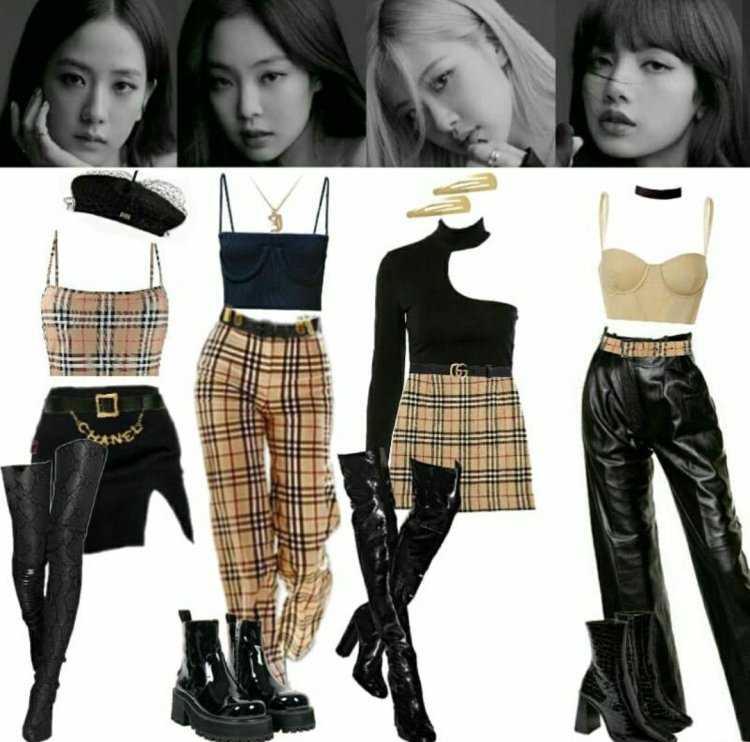 Аутфиты Блэк Пинк