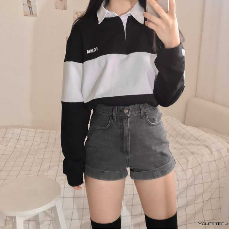 Корейская одежда для девушек шорты