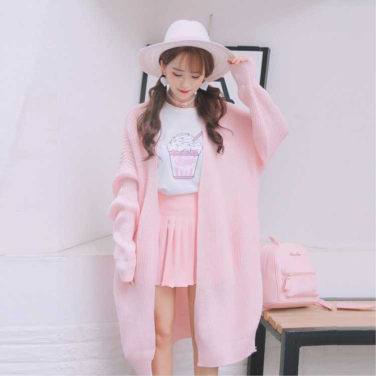 Корейская мода одежда Кавайи