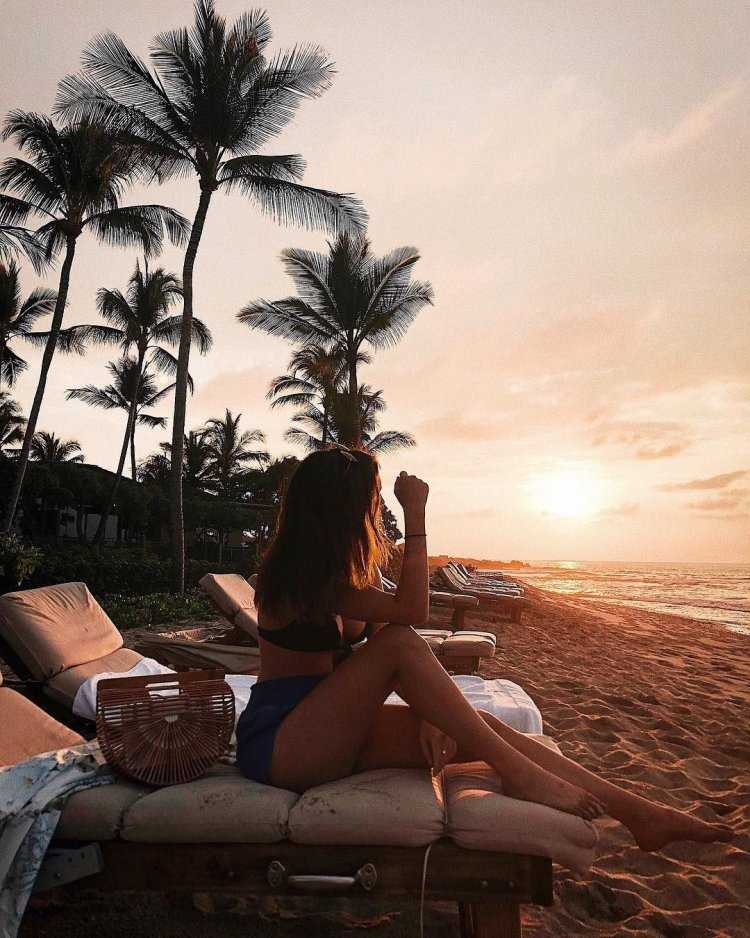 Турция пляж девушка