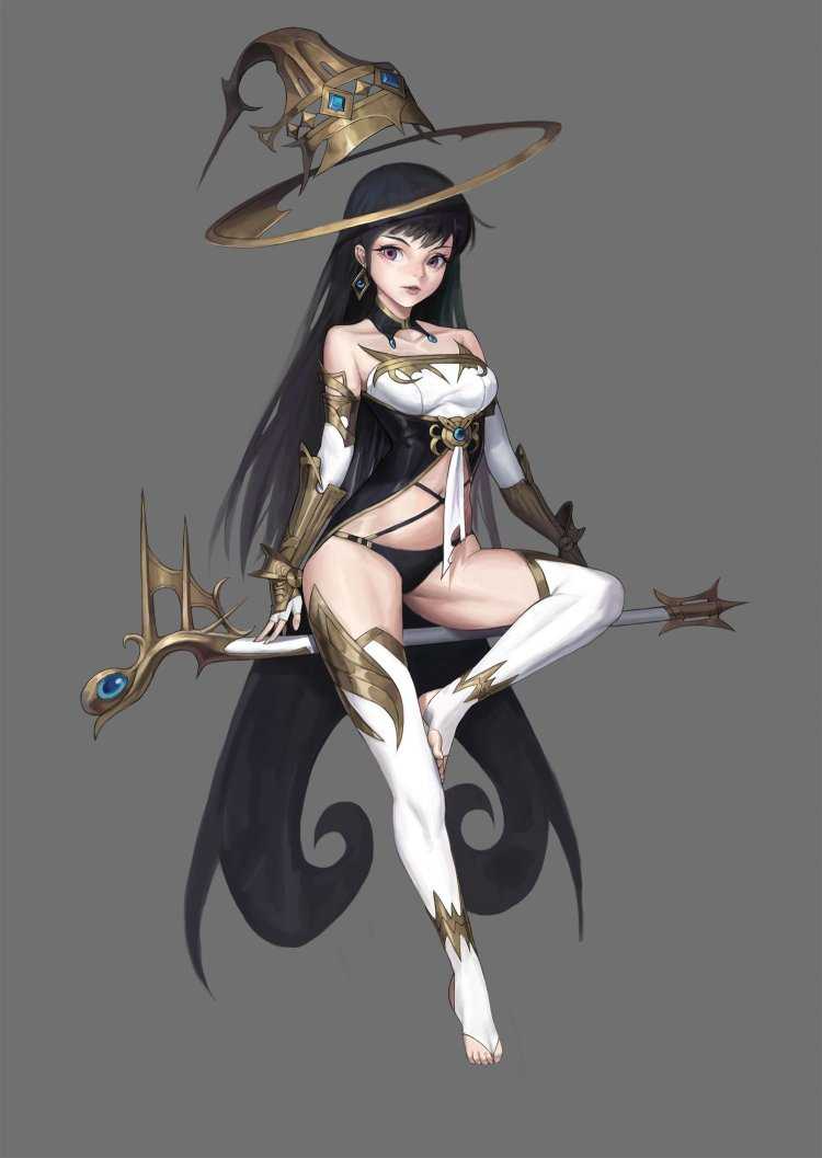 Концепты девушки ведьмы