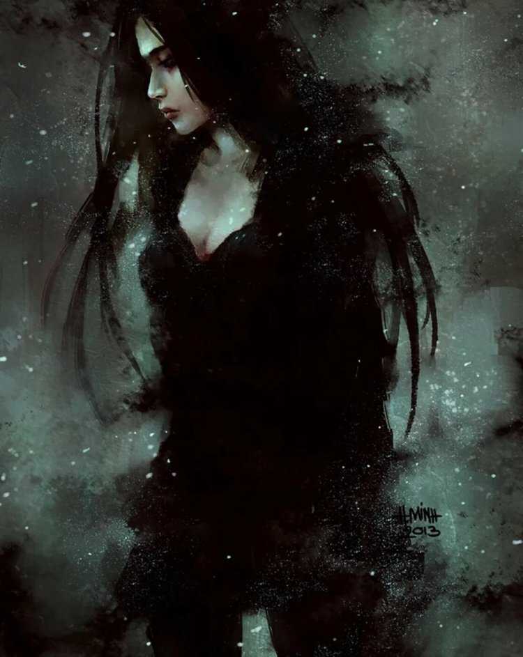 Темная девушка