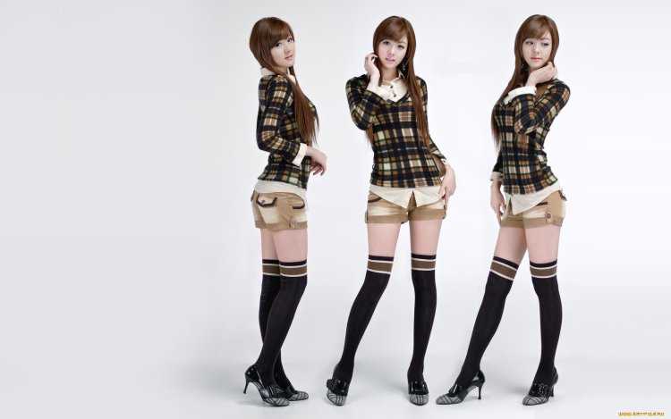 Красивые кореянки без одежды