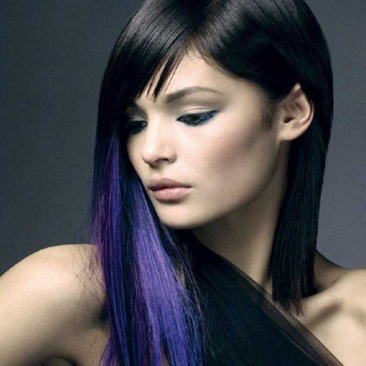 Креативные окрашивание на длинные