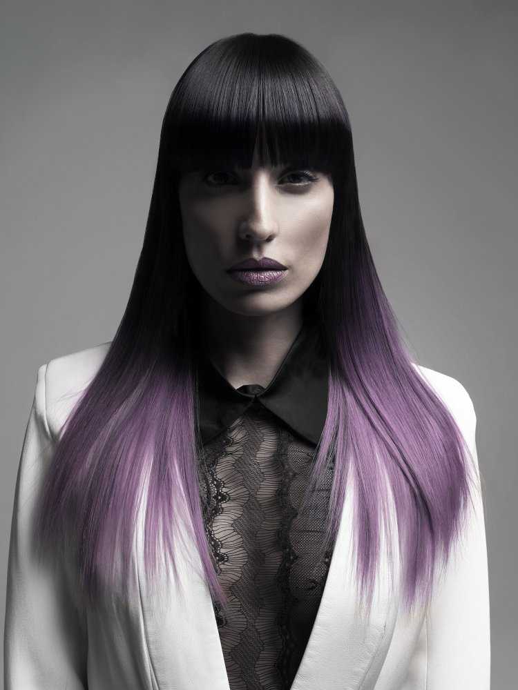 Двухцветное окрашивание волос