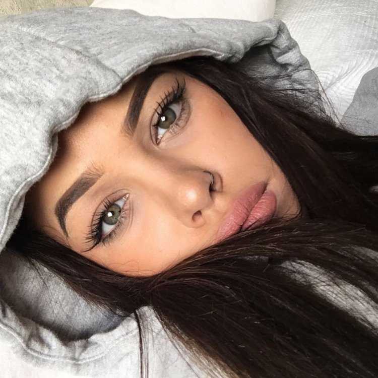 Красивые девушки брюнетки с карими глазами