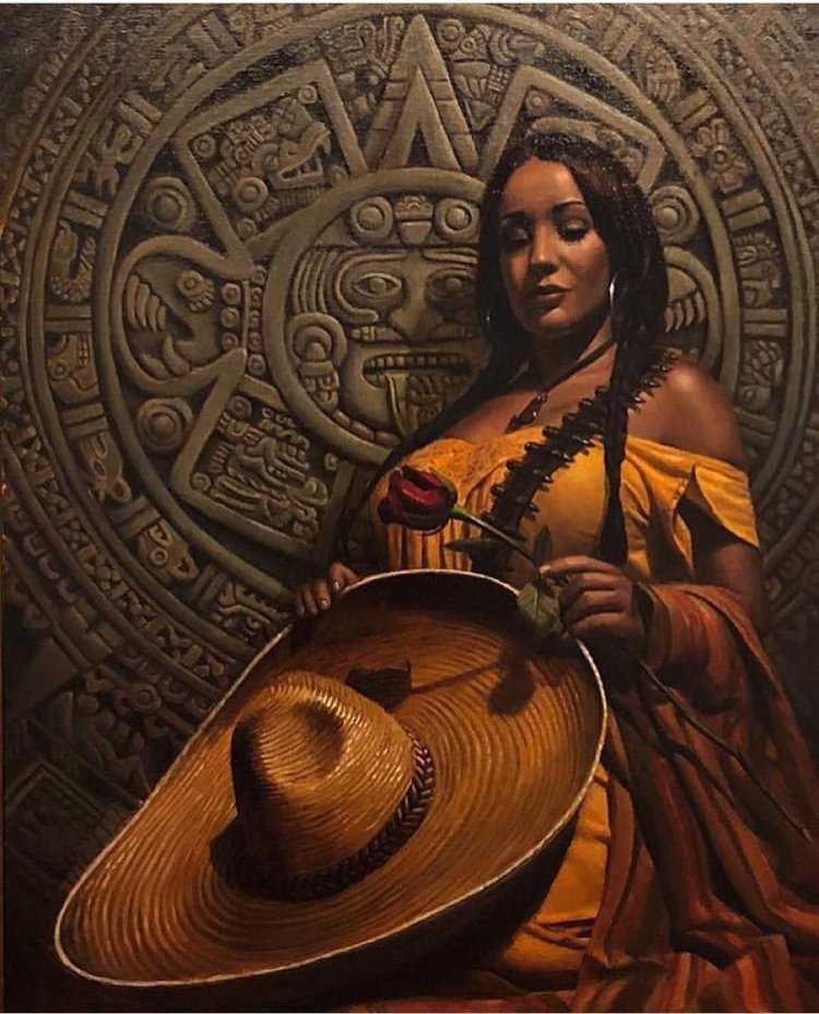 Ацтеки и Майя арты