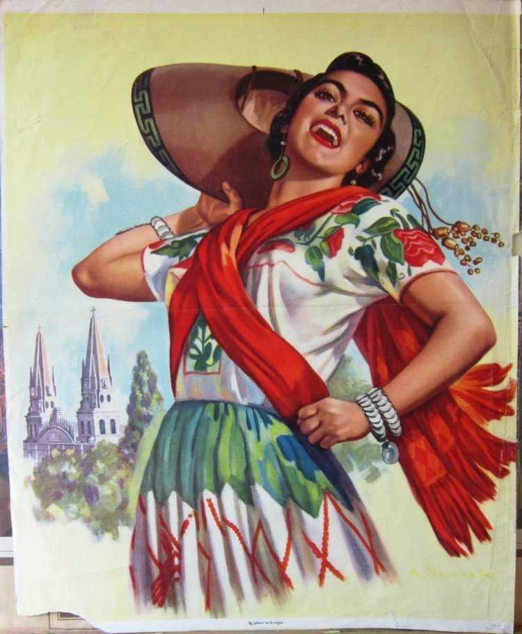 Картина Мексиканская девушка
