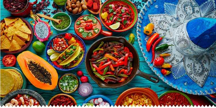 Мексиканская кухня фон