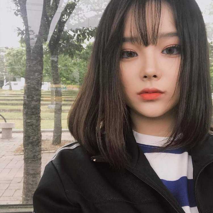 Кореянки ulzzang с каре и челкой