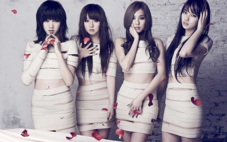 Корейская группа девушек Miss a