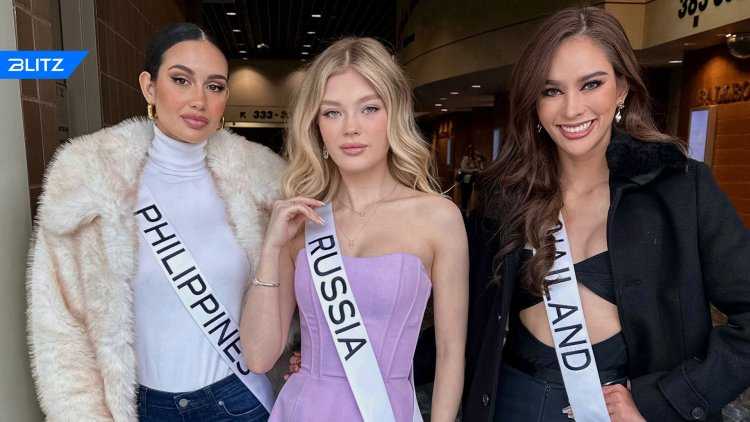 Сногсшибательная Мисс Вселенная Россиянка в ослепительном свете