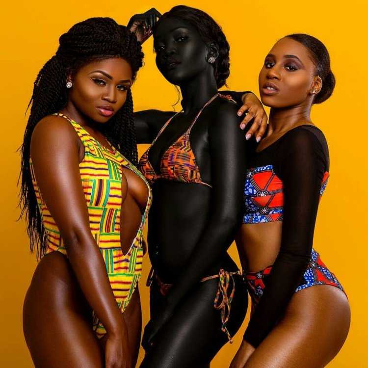 Королева тьмы - Ньяким Гатвех - модель из Южного Судана