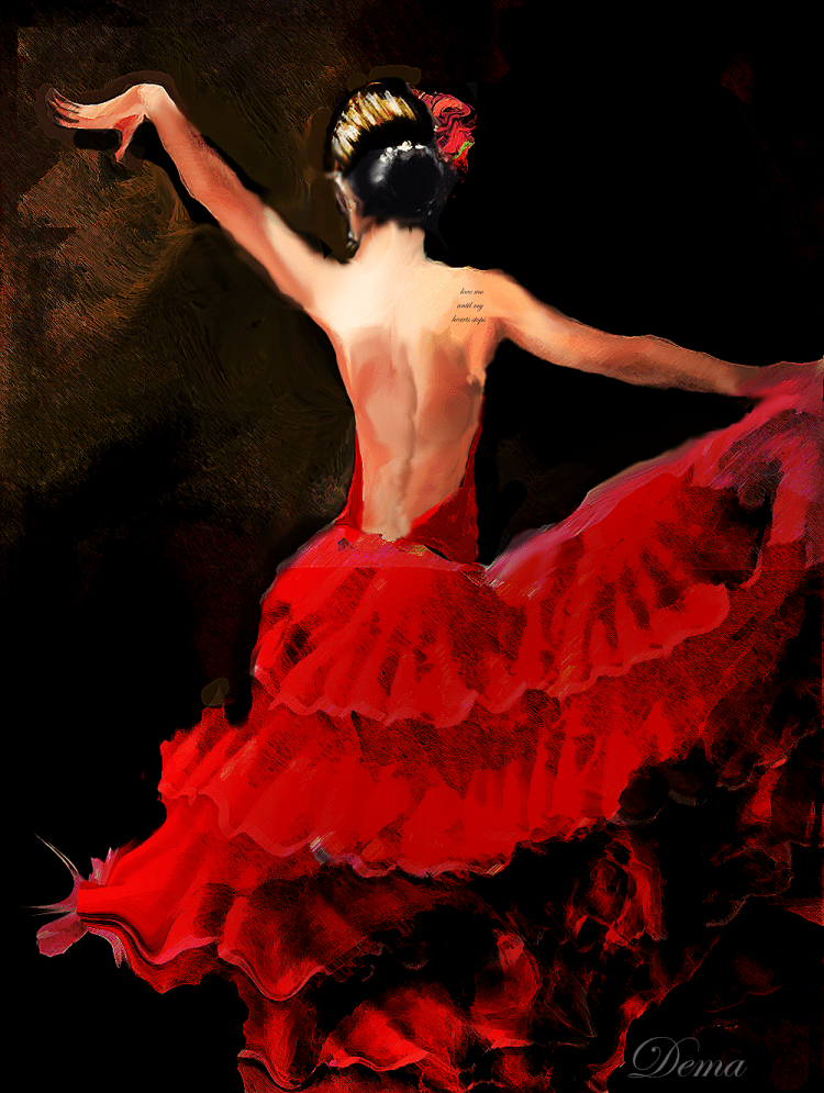 Костюм фламенко балет