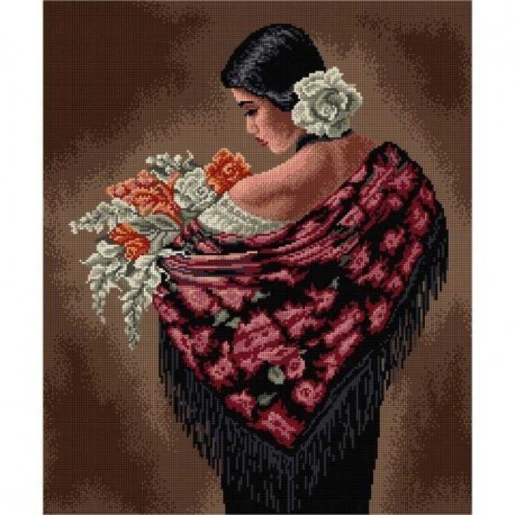 Испанская девушка с веером