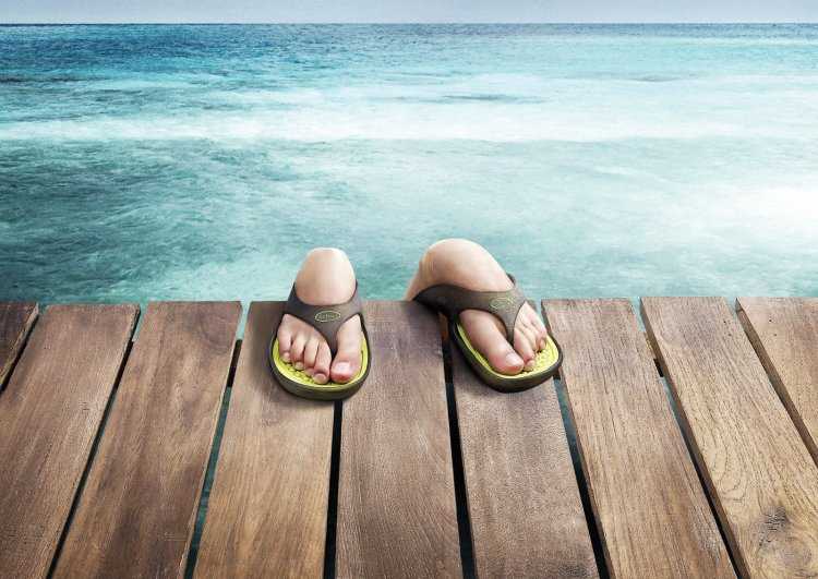 Ноги в отпуске