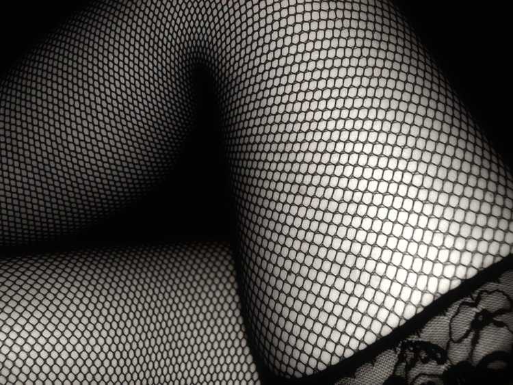 Чулки в сеточку