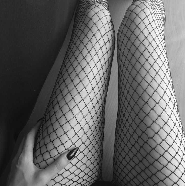 Колготки в сеточку тумблер