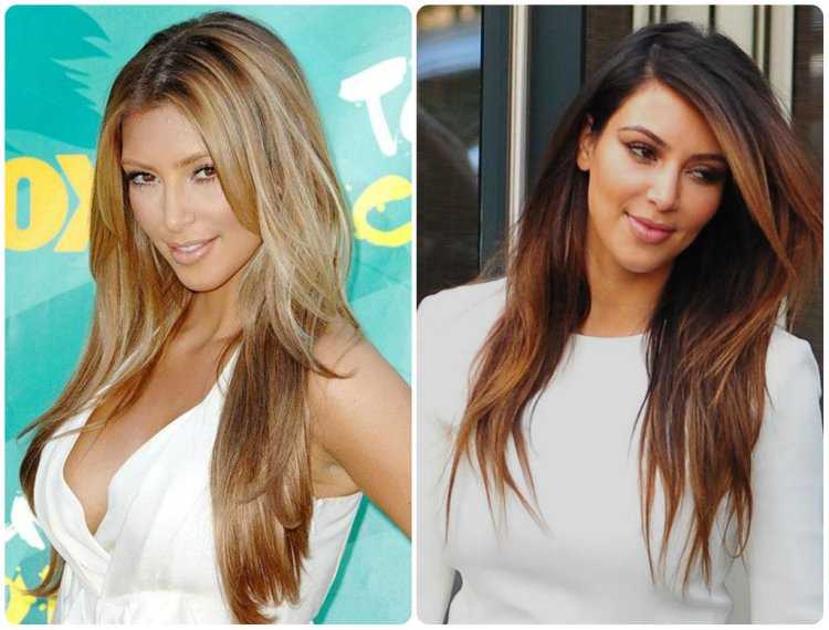 Осветление волос шатенкам