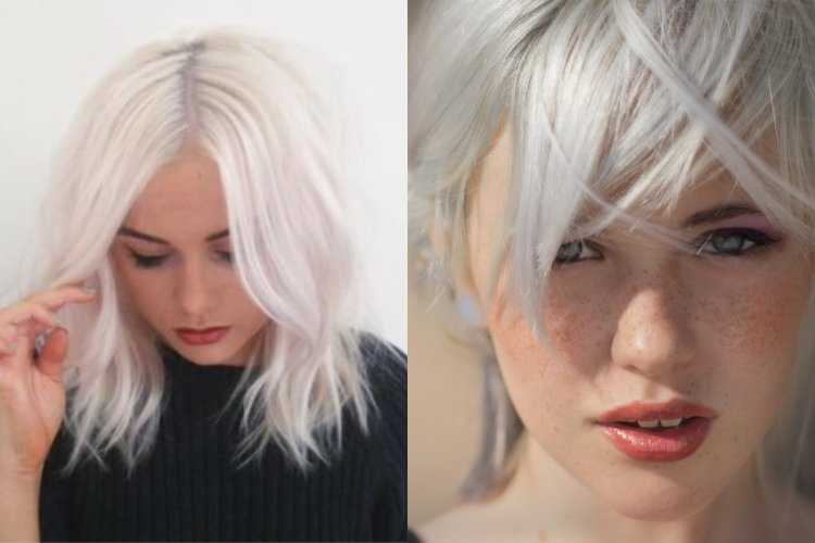 Обесцвеченный цвет волос