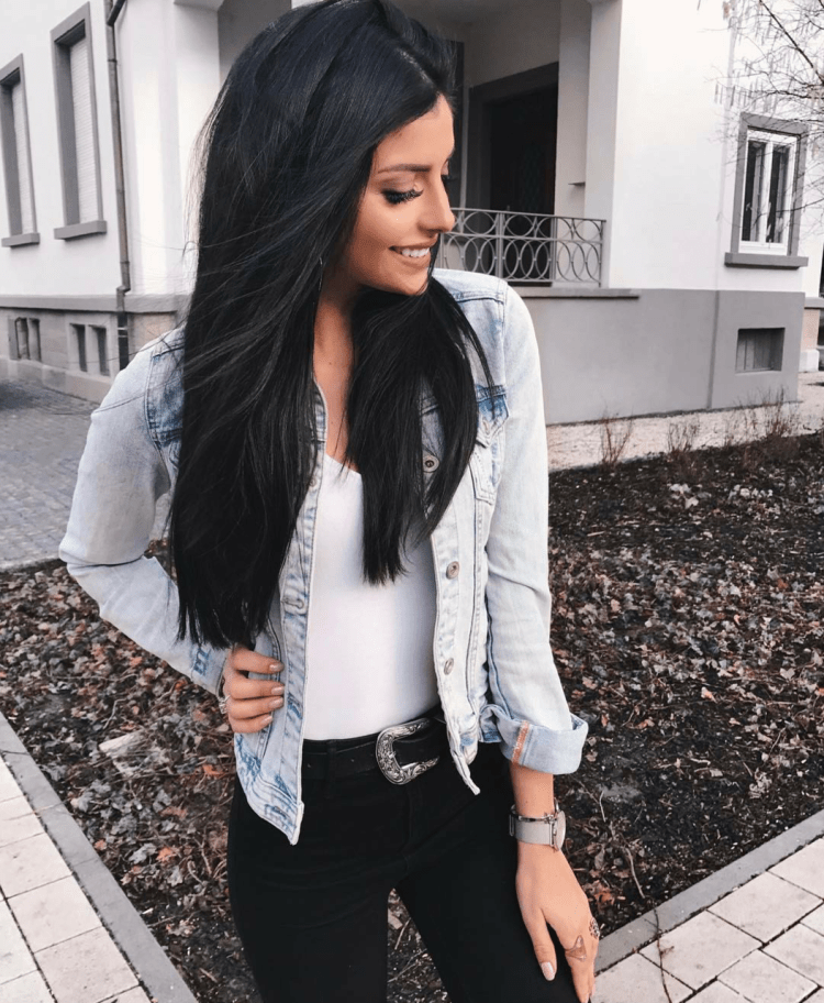 Образы с черными волосами