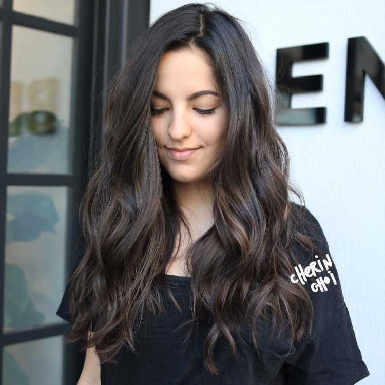 Окрашивание для брюнеток прямые волосы