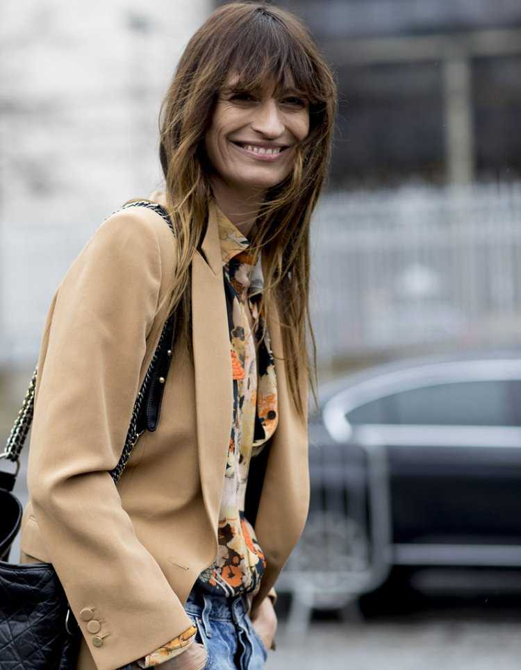 Каролин де Мегрэ с короткой стрижкой