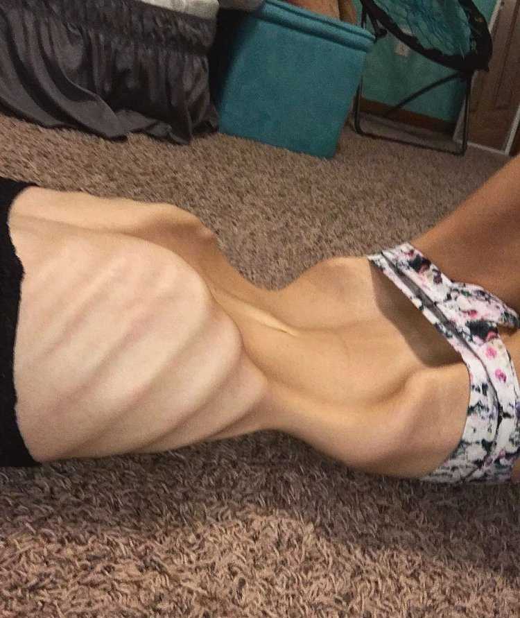 Очень худая жопа44