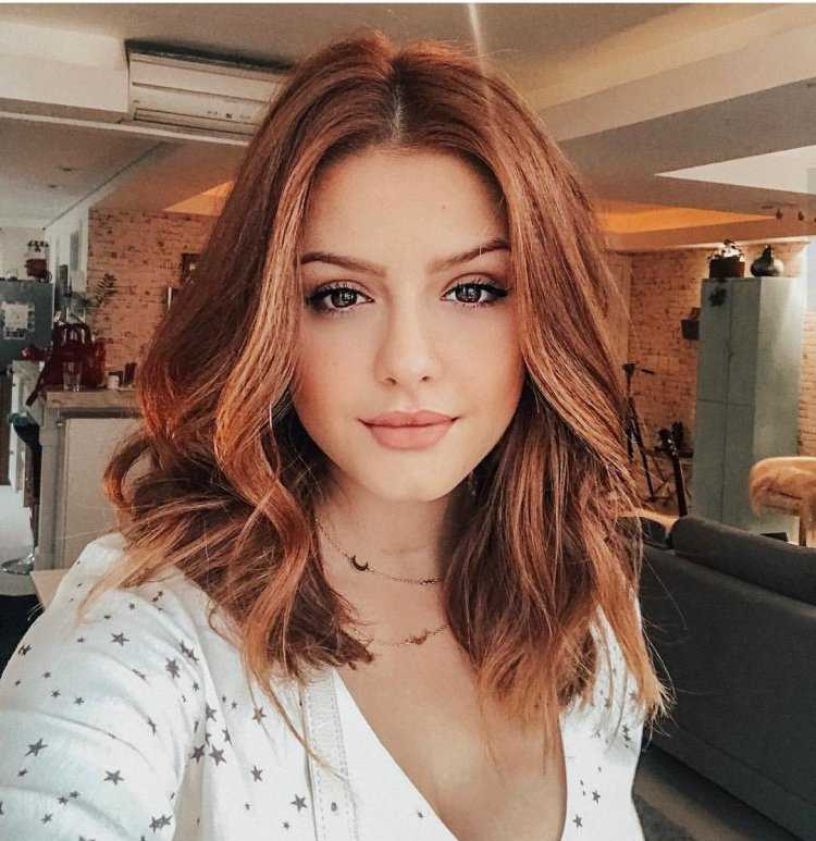 Контуринг на рыжие волосы