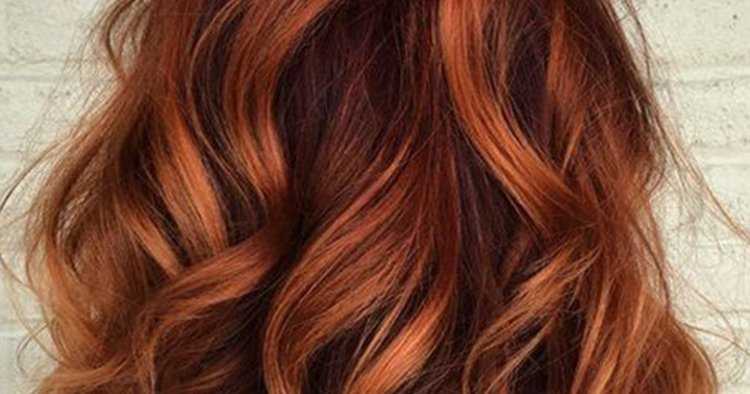 Сложное окрашивание в медных оттенках