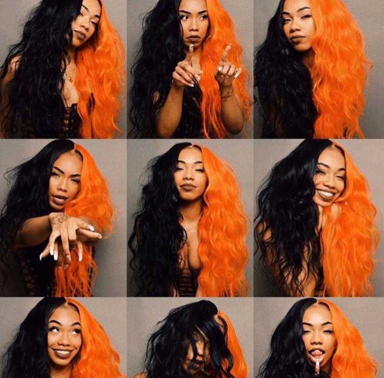 Сплит рыжий и черный