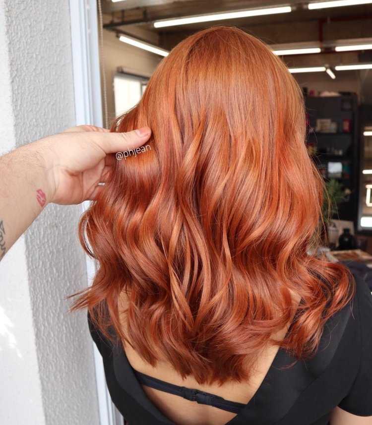 Окрашивание в рыжий