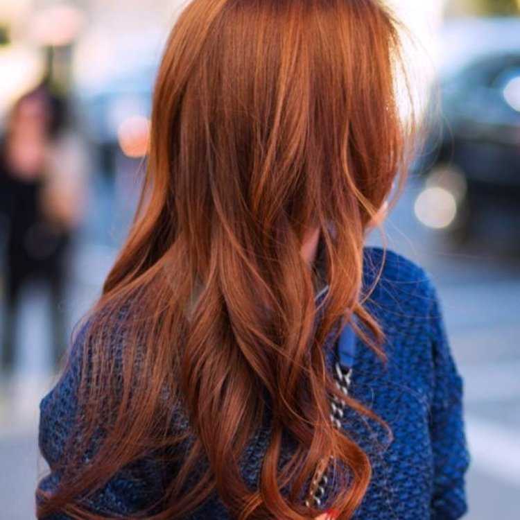 Коричнево рыжий цвет волос