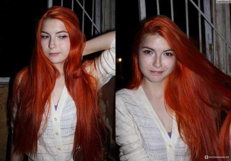 Рыжая краска для волос