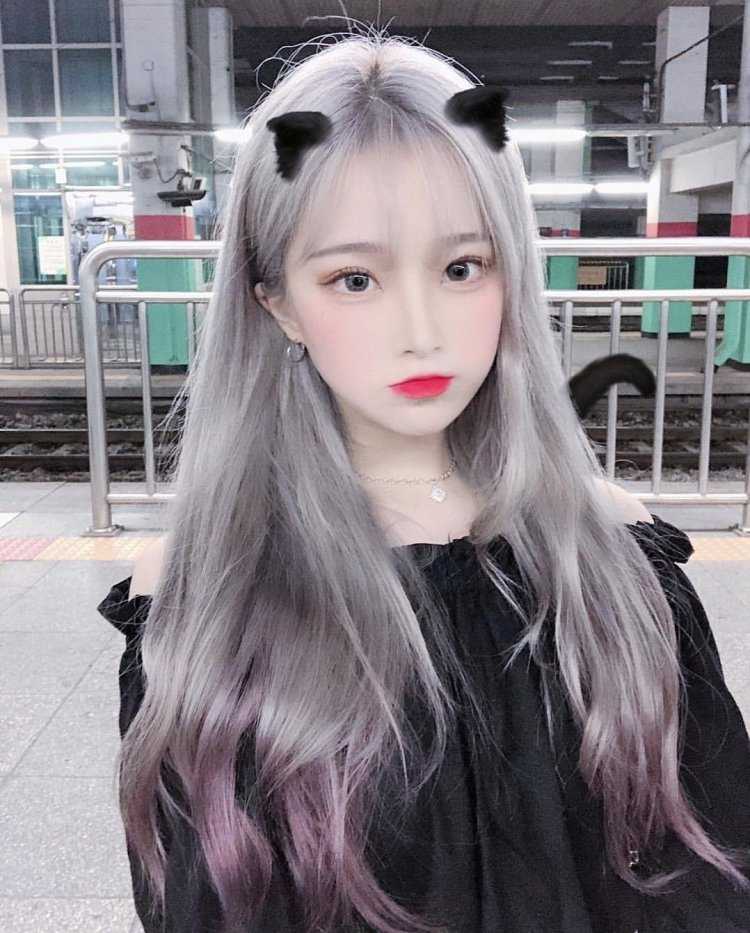 Беловолосая ulzzang