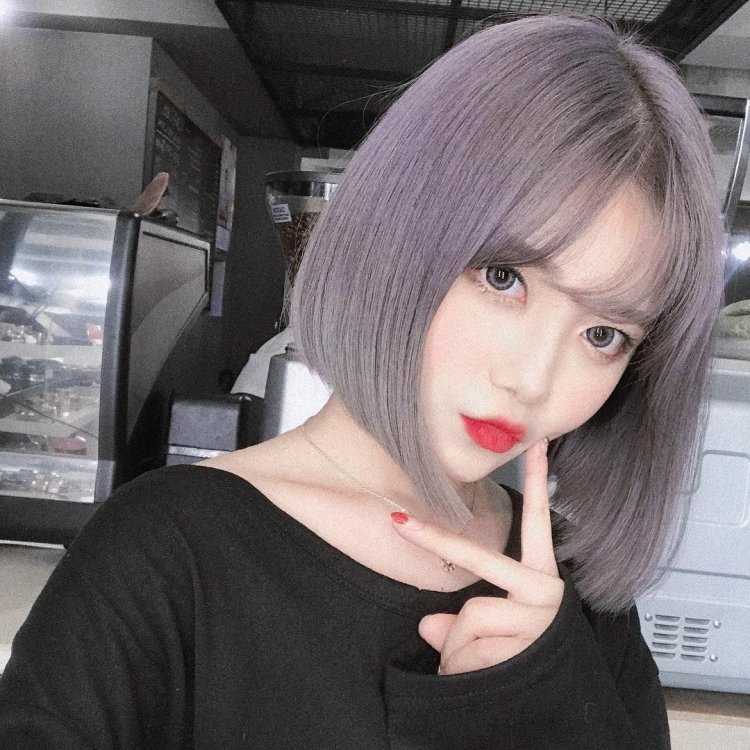 Корейское каре с чёлкой