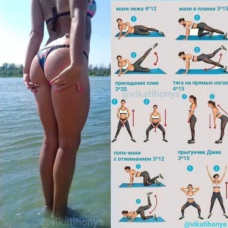 Девушка в купальнике сзади