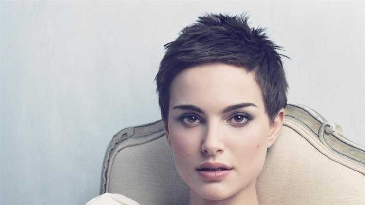 Натали Портман с короткой стрижкой