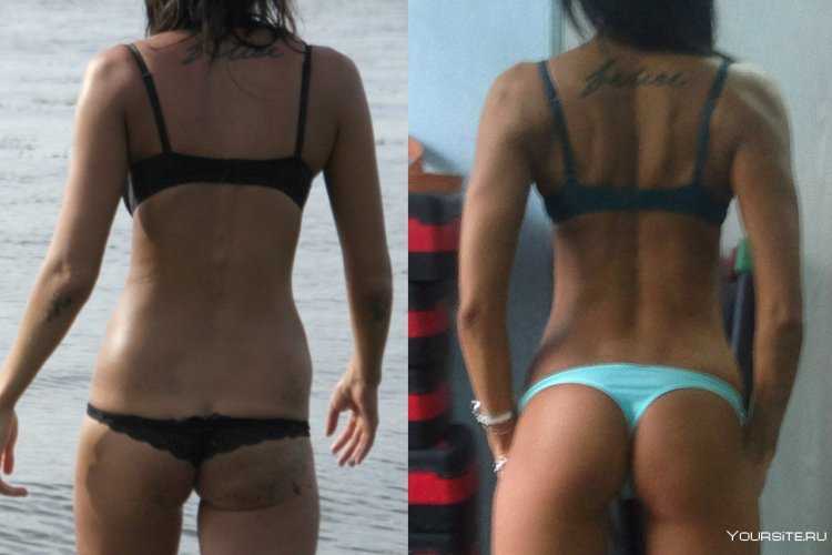 Соблазнительные плоские ягодицы после тренировок