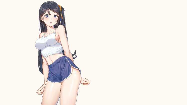 Аниме девушки в шортах