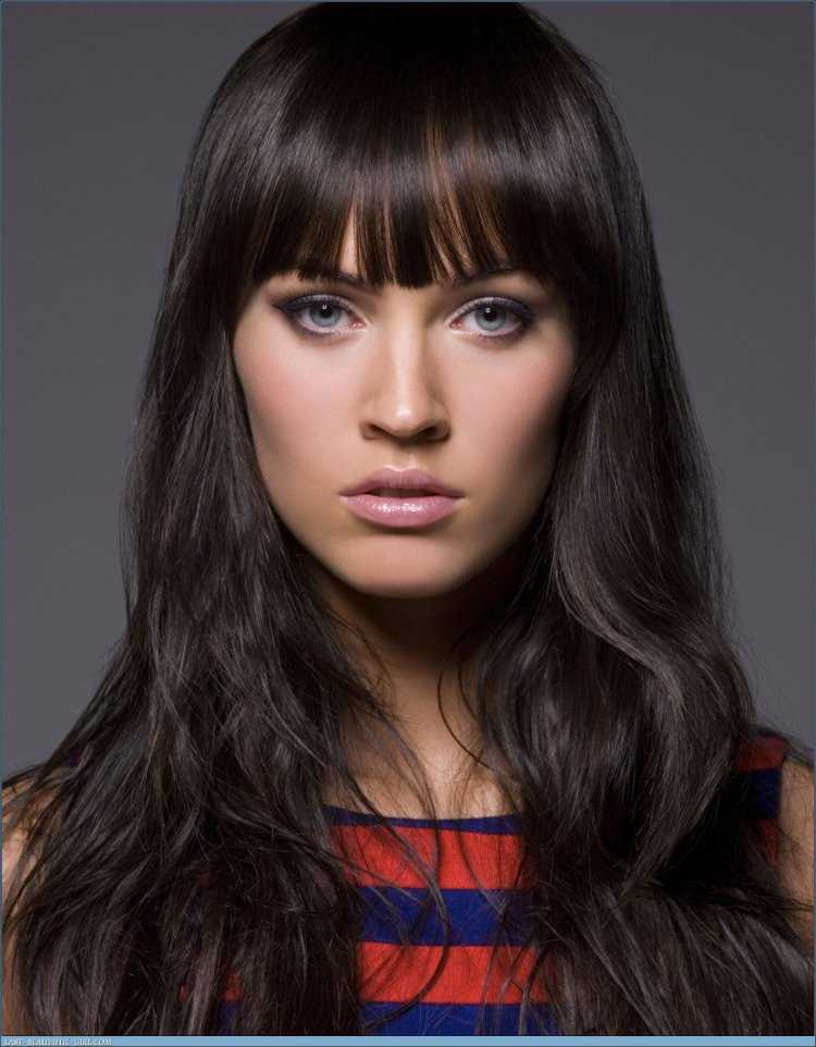 Меган Фокс с челкой