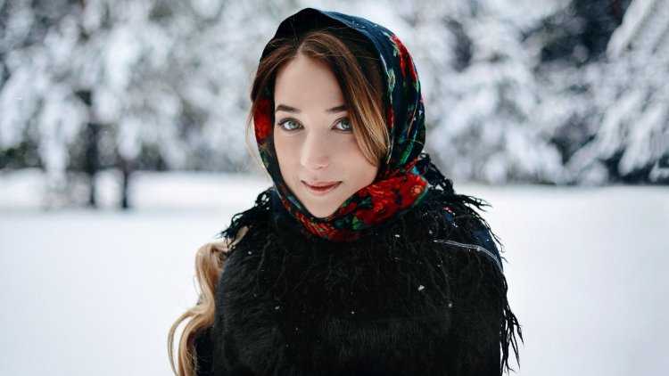 Зимний портрет девушки