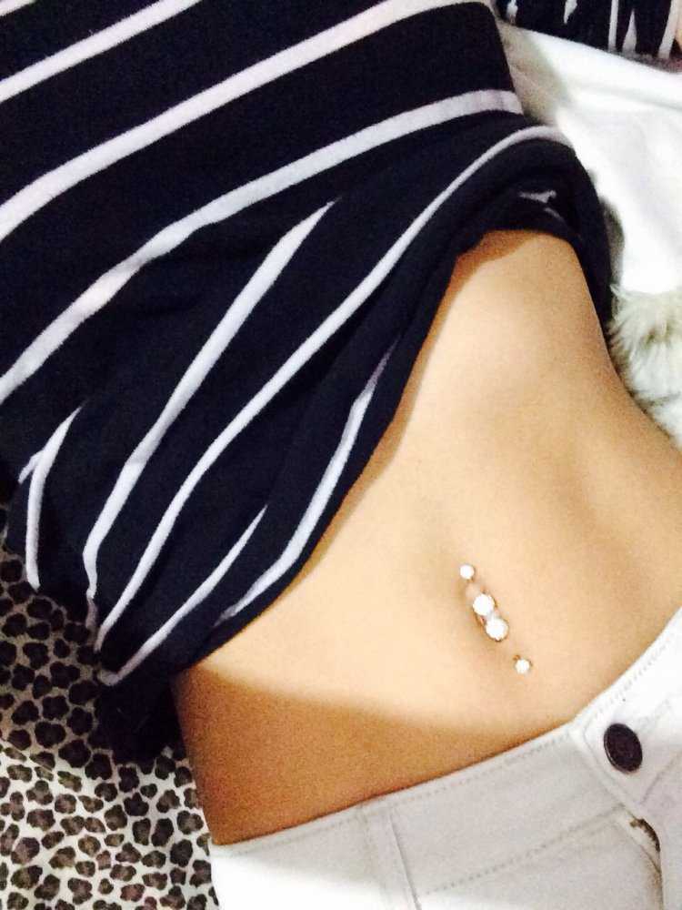 Проколотый пупок Эстетика