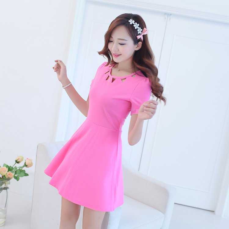 Корейские модные платья