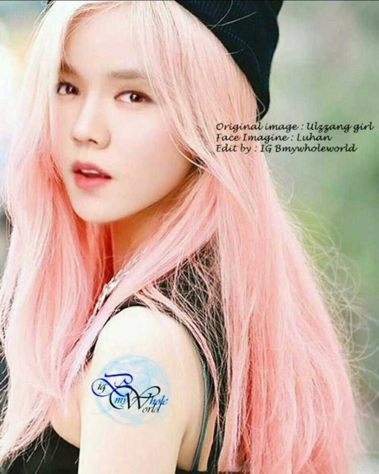 Кореянки с розовыми волосами