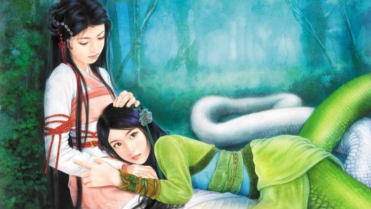 Сяо бай белая змея арт