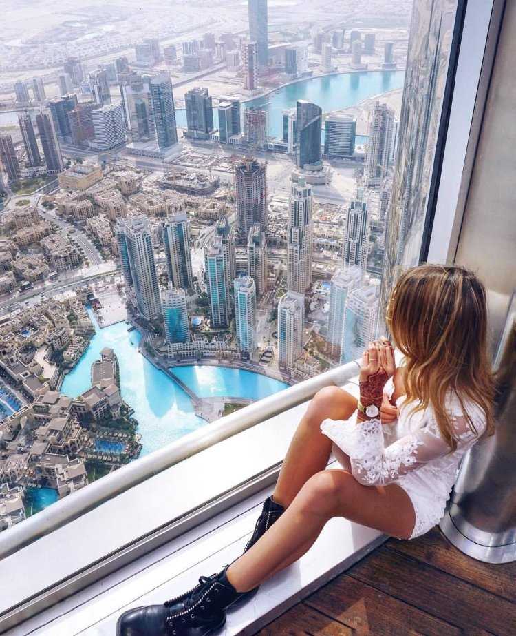 Фотосессия в Дубае на балконе