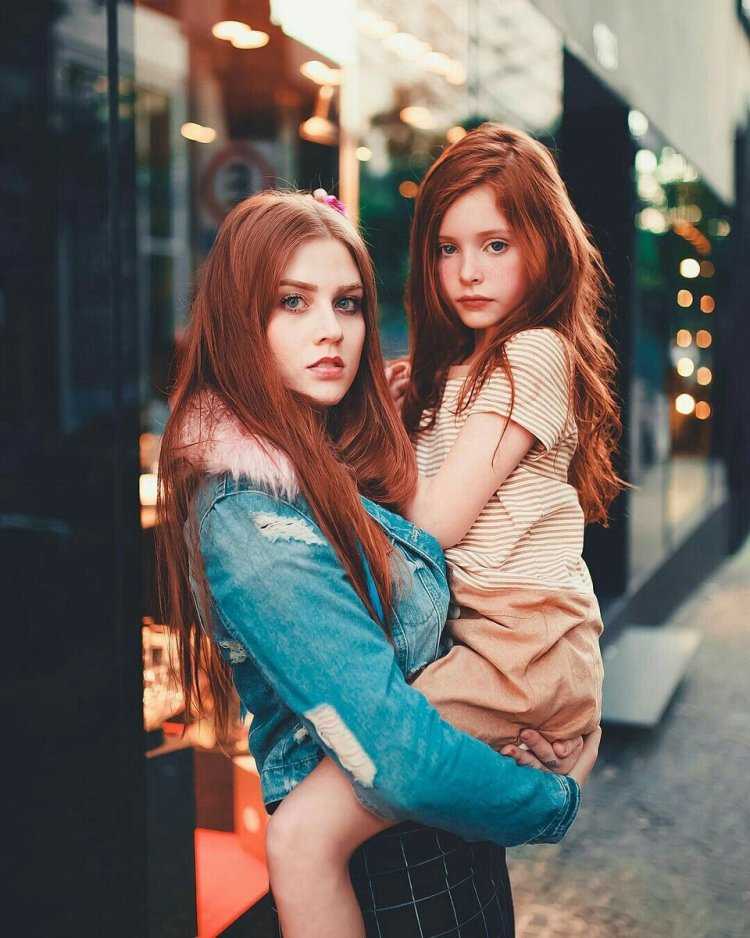 Две рыжие девушки фотосессия