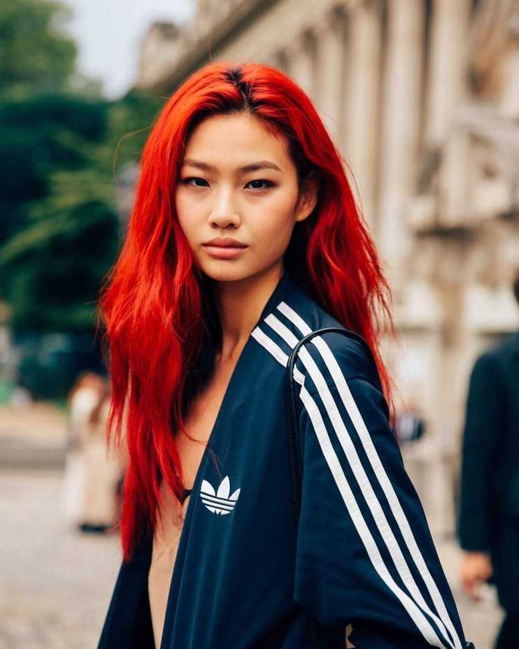 Hoyeon Jung Red hair